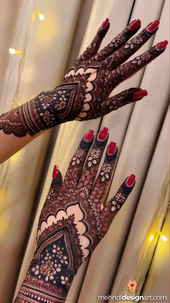 70+ Stylish Mehndi Design Back Hand: Elegant and Trendy Designs 44