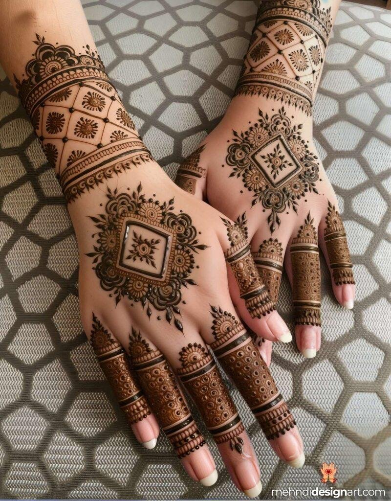 70+ Stylish Mehndi Design Back Hand: Elegant and Trendy Designs 42