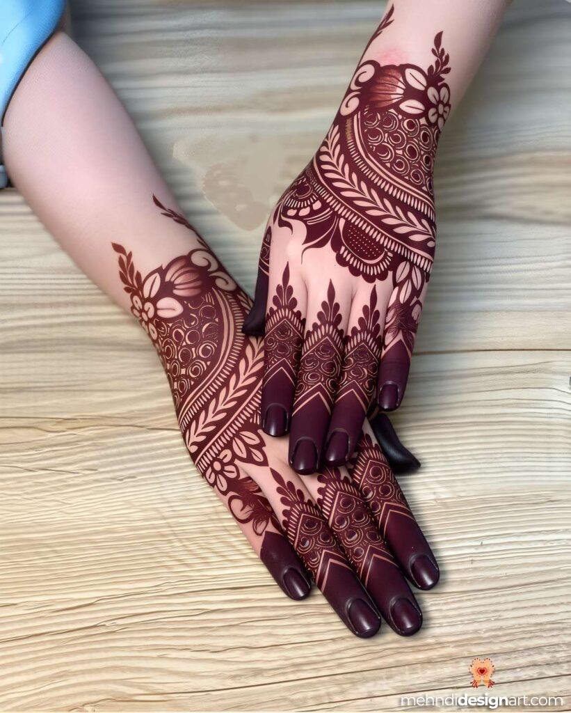 70+ Stylish Mehndi Design Back Hand: Elegant and Trendy Designs 45