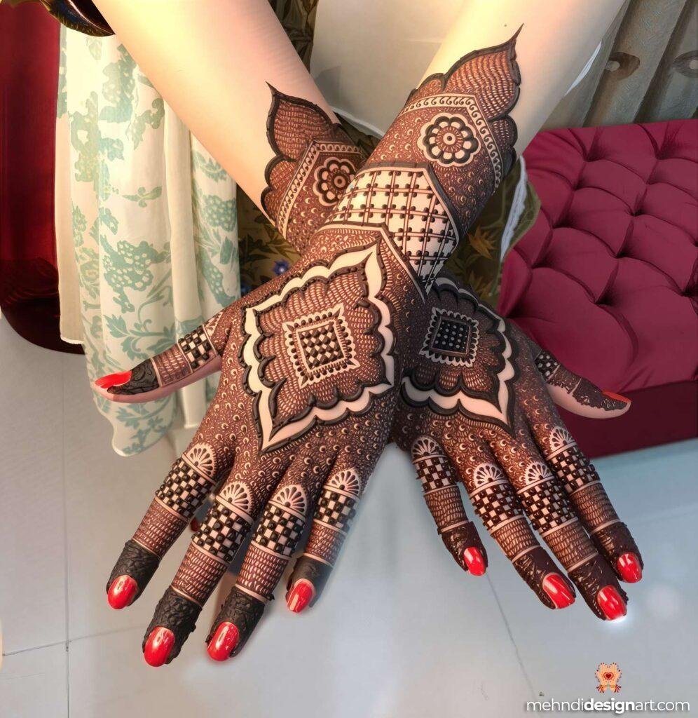 70+ Stylish Mehndi Design Back Hand: Elegant and Trendy Designs 46