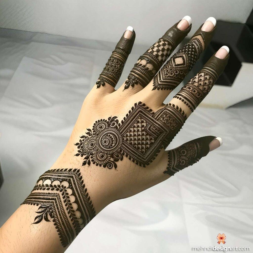 70+ Stylish Mehndi Design Back Hand: Elegant and Trendy Designs 47