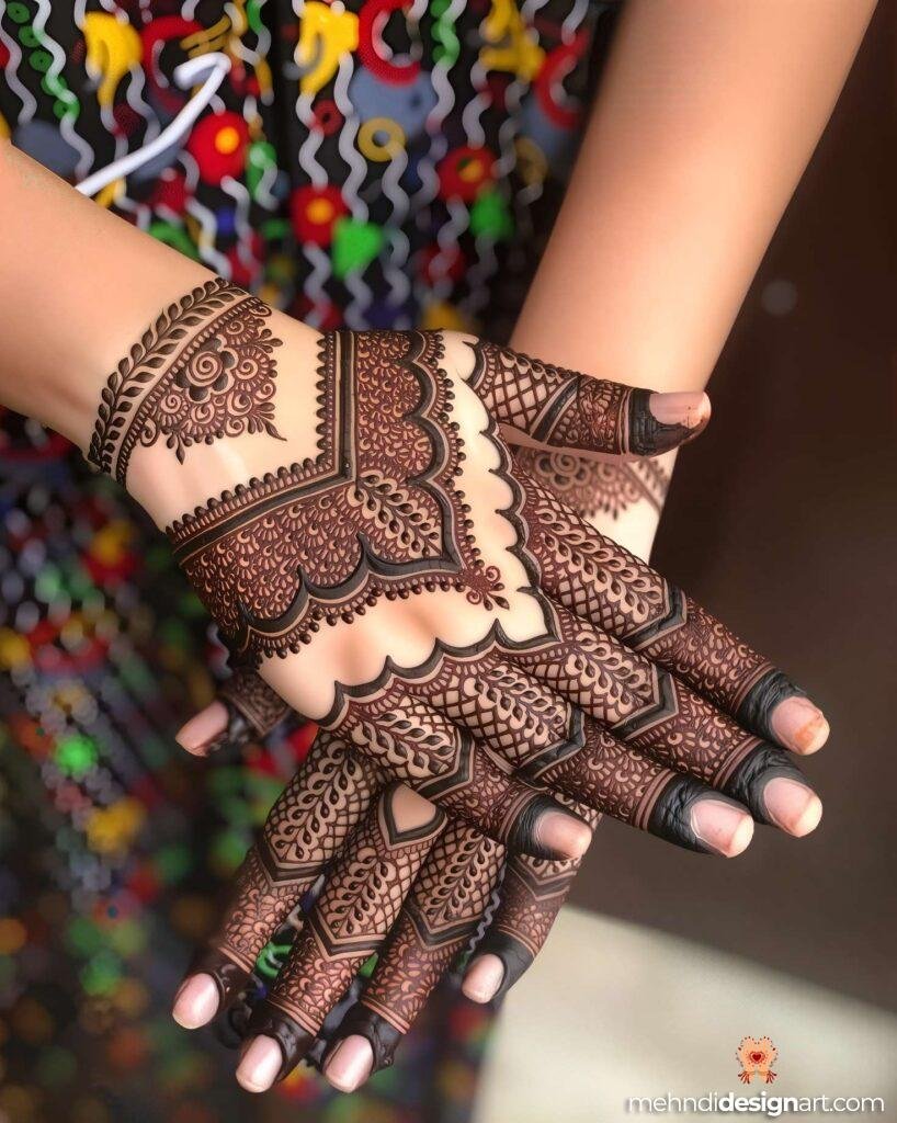 70+ Stylish Mehndi Design Back Hand: Elegant and Trendy Designs 49