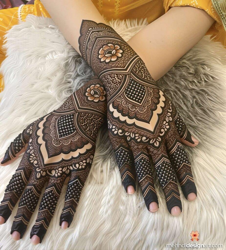 70+ Stylish Mehndi Design Back Hand: Elegant and Trendy Designs 48