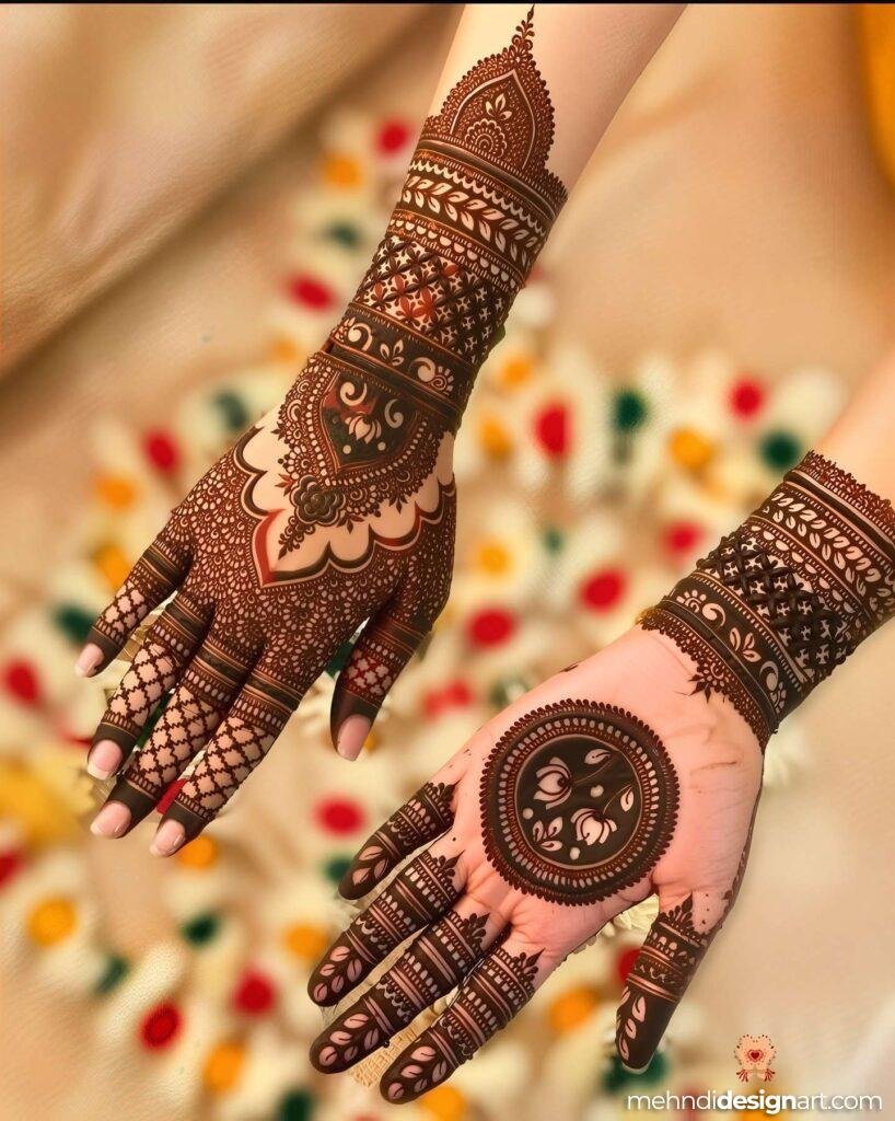 70+ Stylish Mehndi Design Back Hand: Elegant and Trendy Designs 54