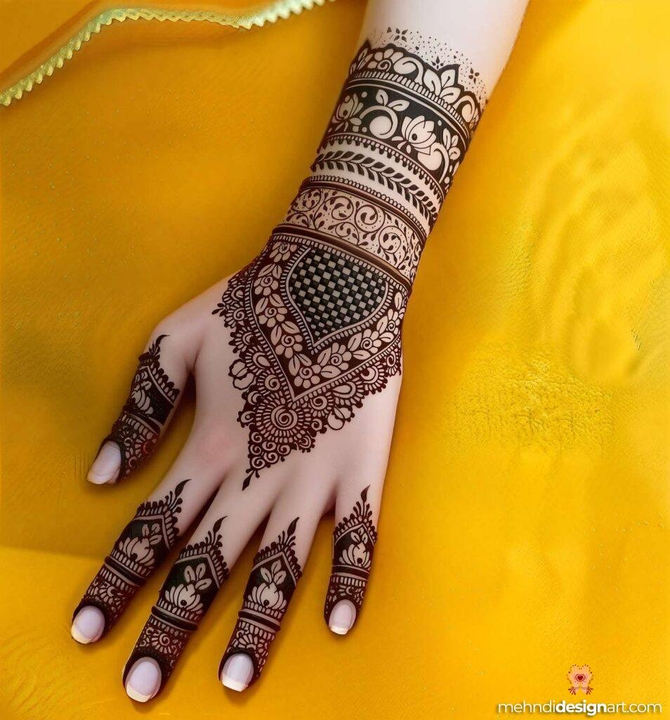 70+ Stylish Mehndi Design Back Hand: Elegant and Trendy Designs 56