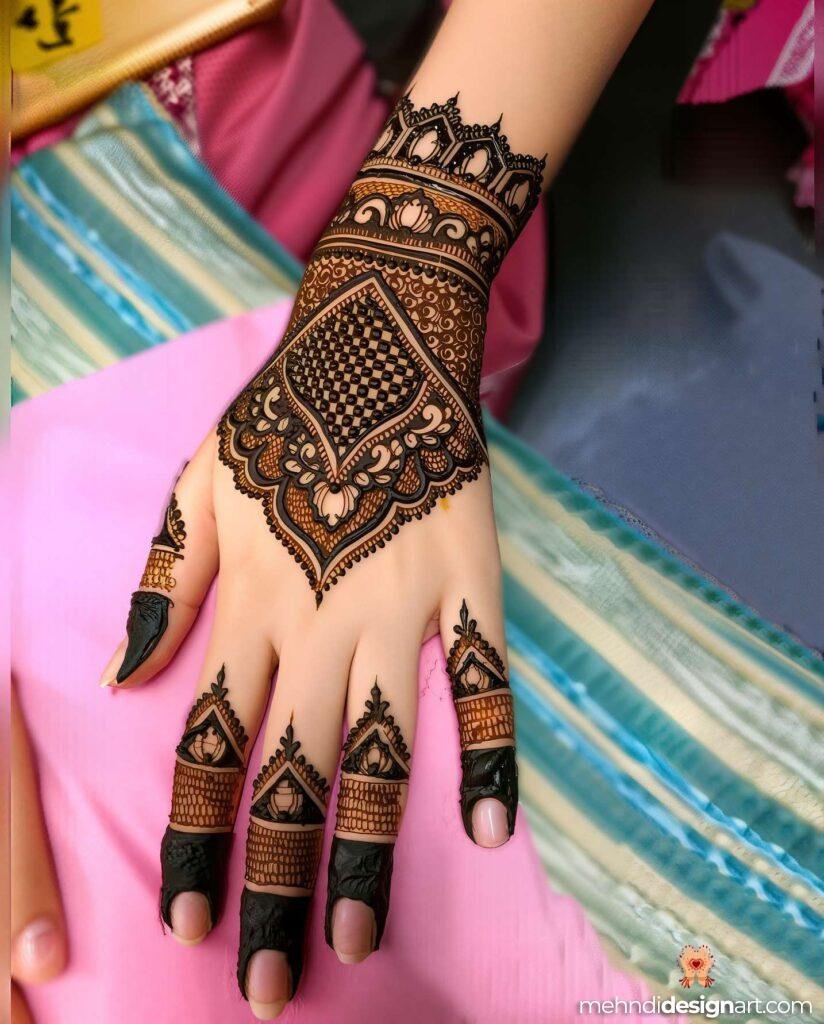 70+ Stylish Mehndi Design Back Hand: Elegant and Trendy Designs 57
