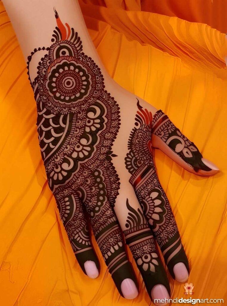 70+ Stylish Mehndi Design Back Hand: Elegant and Trendy Designs 59