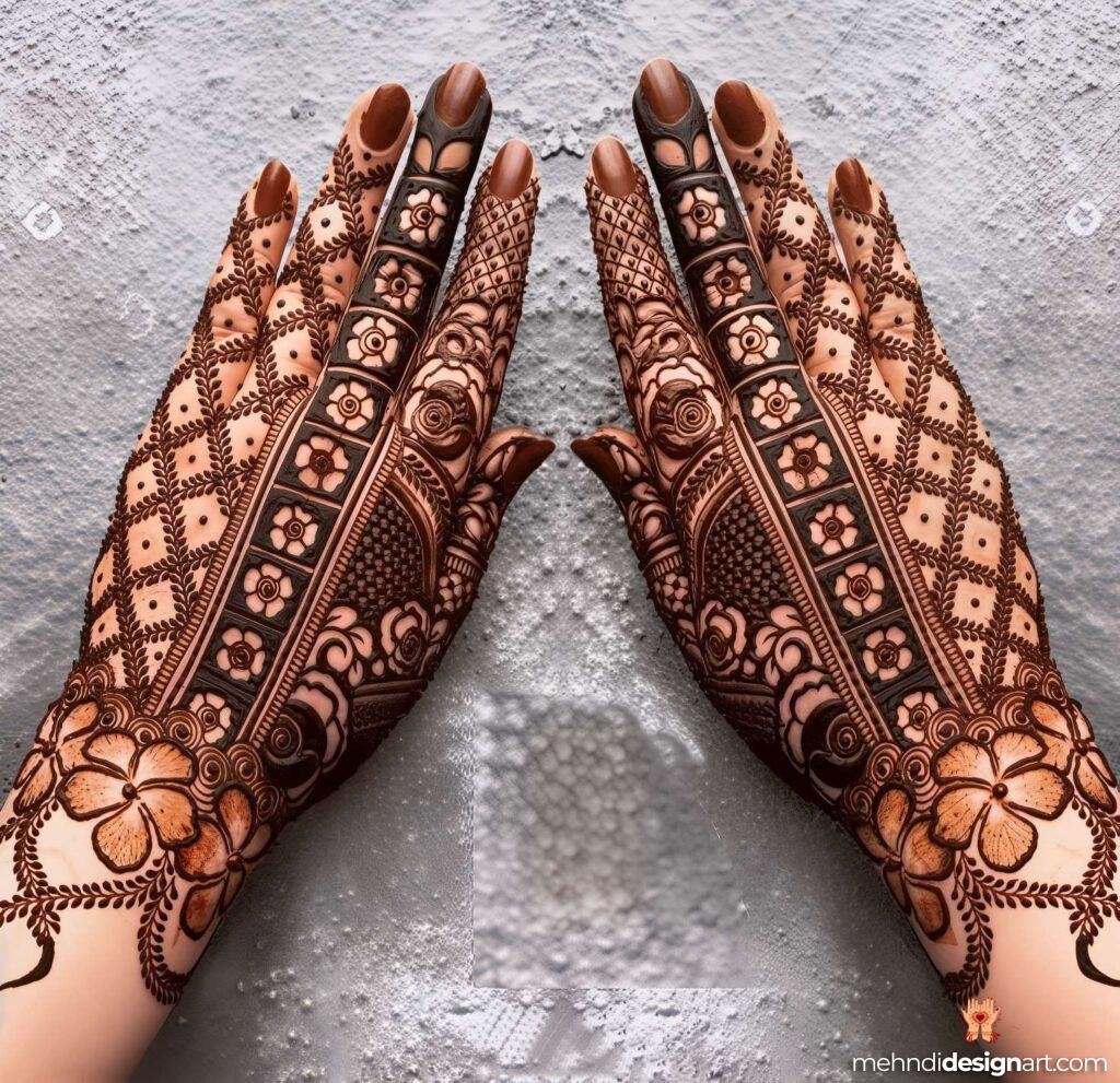 70+ Stylish Mehndi Design Back Hand: Elegant and Trendy Designs 66