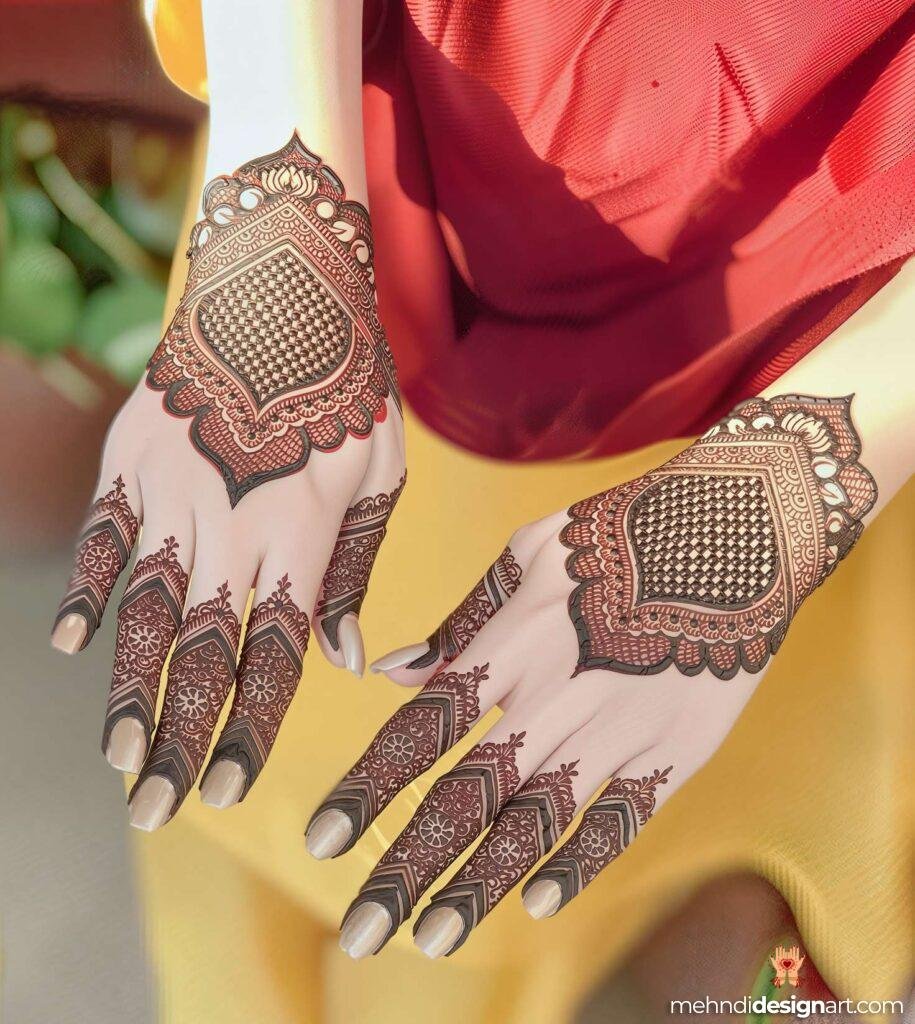70+ Stylish Mehndi Design Back Hand: Elegant and Trendy Designs 10